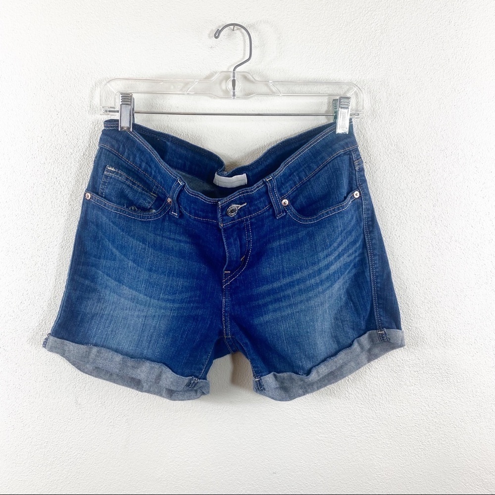 Levis Cutoff Cuffed Jean Shorts Size 31